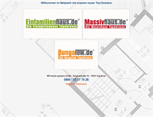 Tablet Screenshot of massivhaus-fertighaus.org